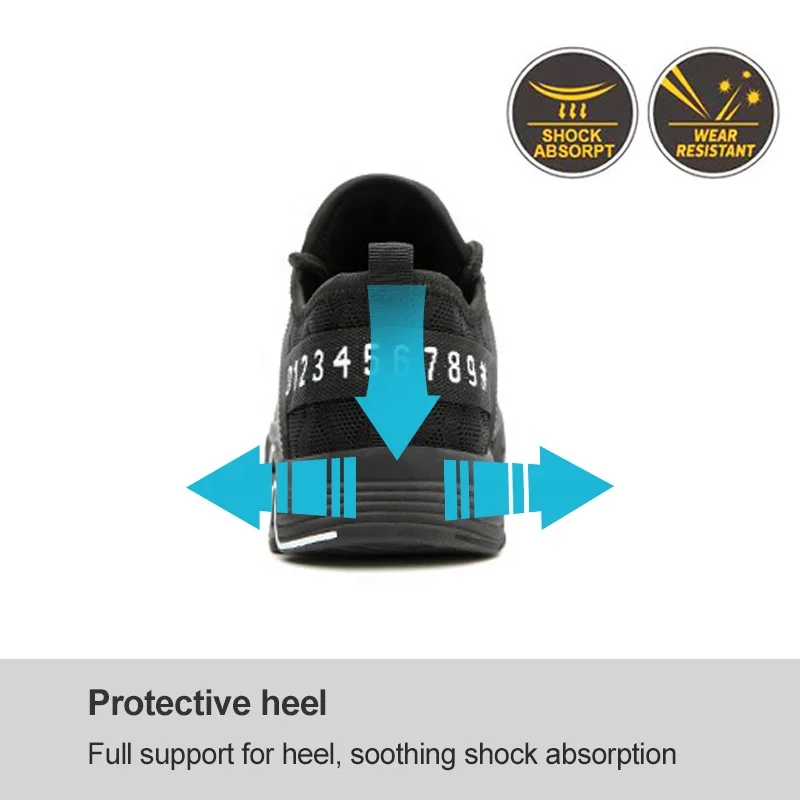 Распродажа, Всесезонная дышащая сетчатая неразрушаемая Рабочая защитная обувь со стальным носком, безопасная рабочая обувь для активного отдыха