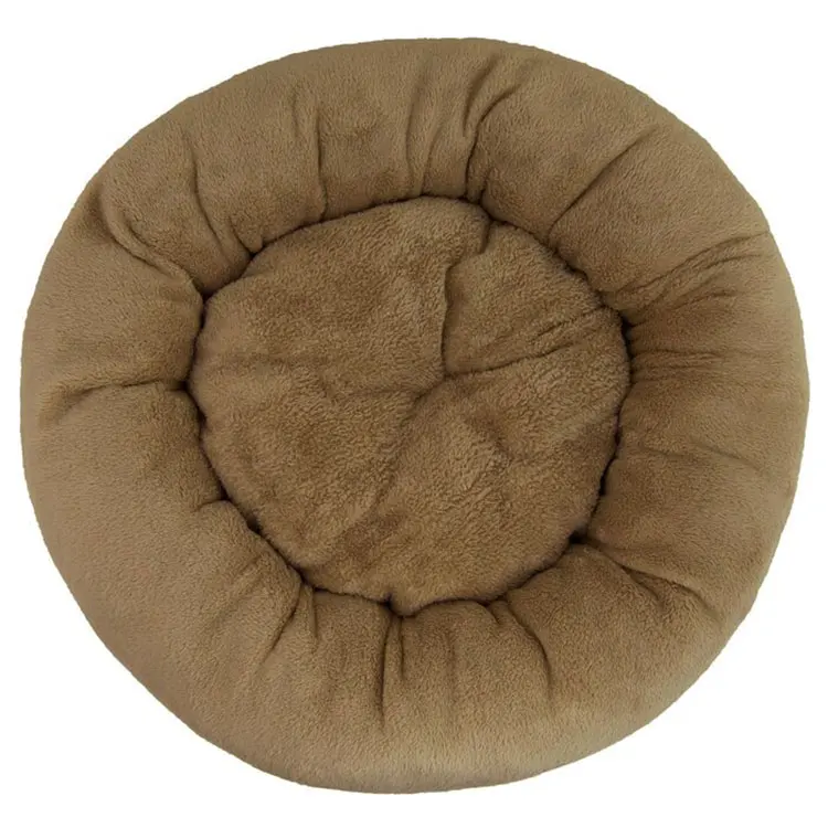 Cozy Atmosphere Providing Head Dreams Pet Round Bolster Dog Bed Donut