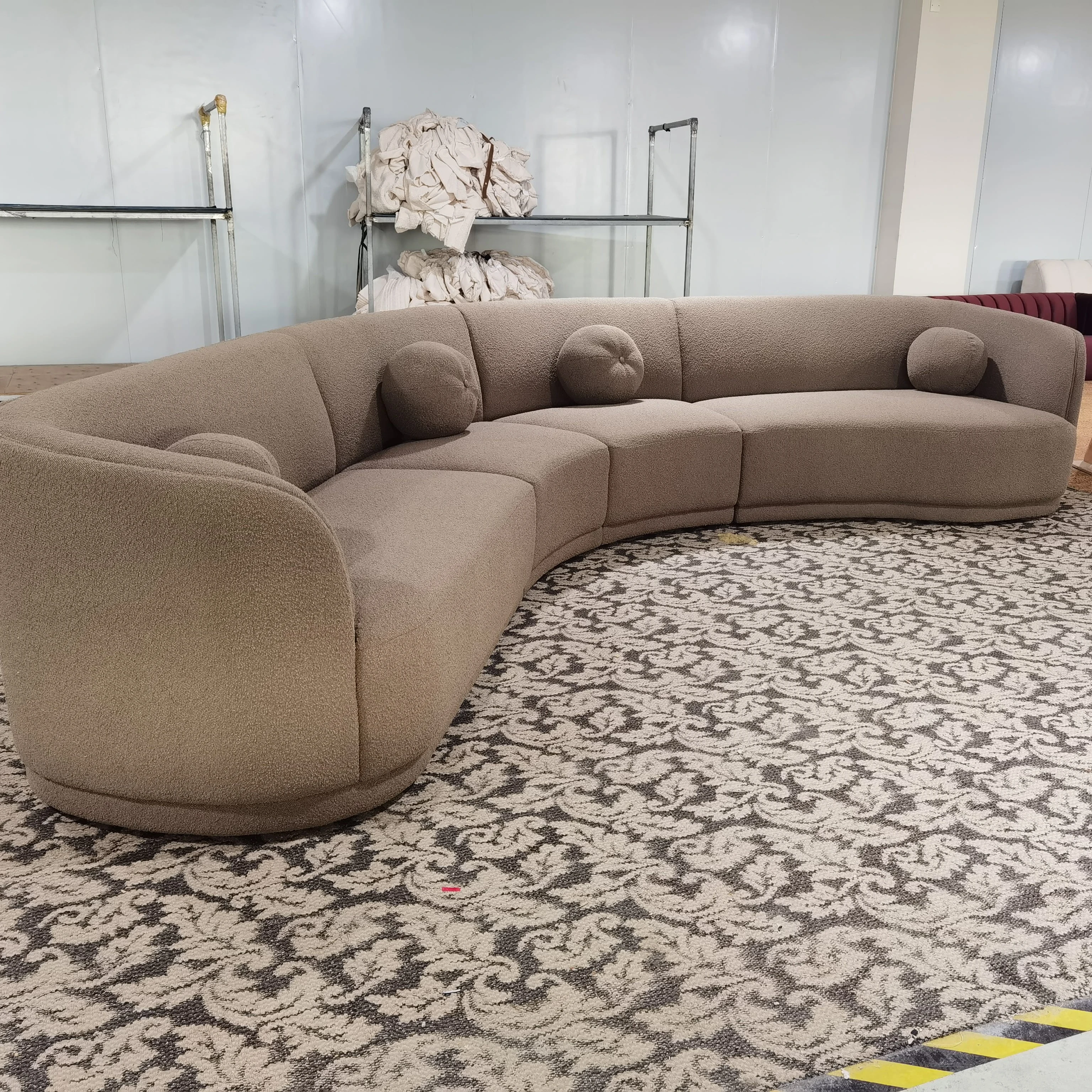 Modernos Velvet Cough Sectional Living Room Sofa Set Furniture Chair For Home