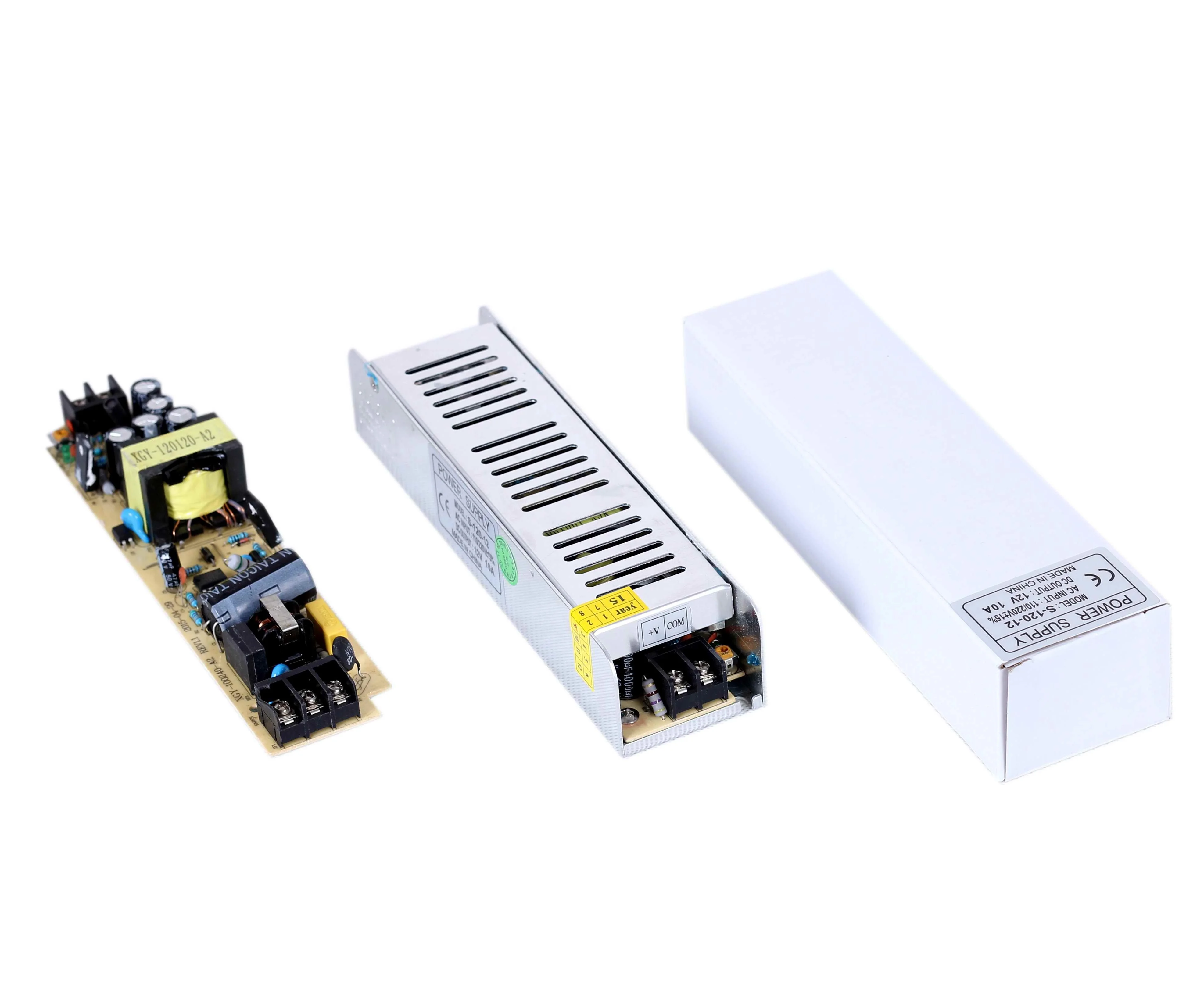 Alu Housing IP20 Long DC12V 120W Power Supply Constant Voltage LED Driver