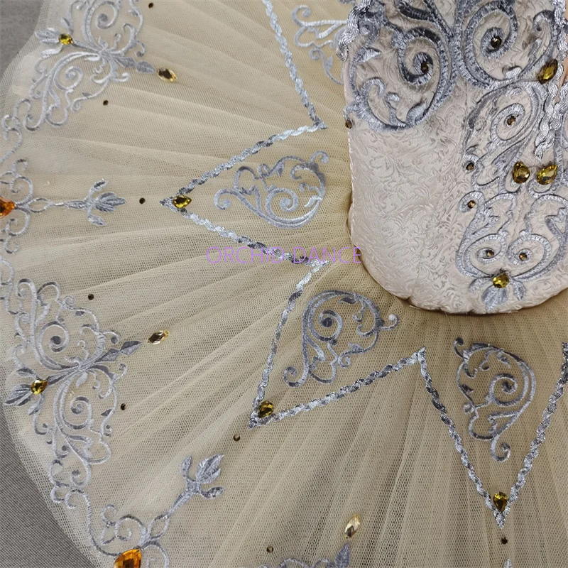 High Quality Unique Design Custom Size 12 Layers Performance Wear Adult Girls Yellow Professional Ballet Tutus