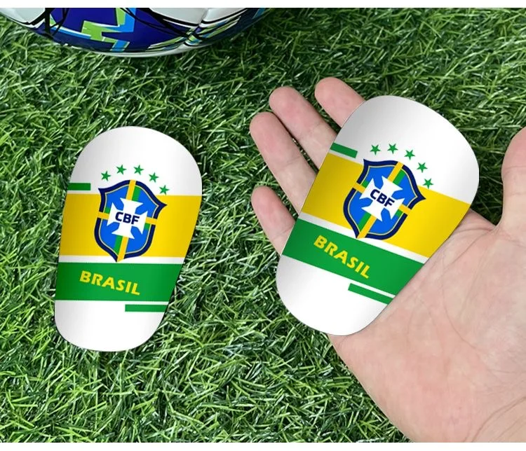 Custom Mini Soccer Shin Guards Pads 8*5cm & 10*6cm Small Knee Protector for Football Players & Arthritis Patients