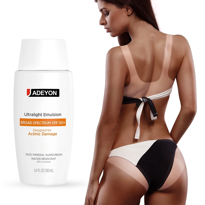 Dermatologist Recommended Compliant Travel Non-Greasy Moisturizing Anti-Uva Uvb Face Skin Care Tinted Sunscreen Product