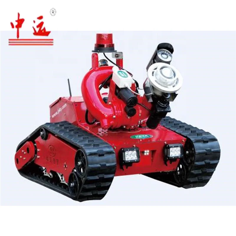 RXR-M50D  Explosion-proof Battery Driven Remote Control Fire fighting Robot Fireman with Water Cannon