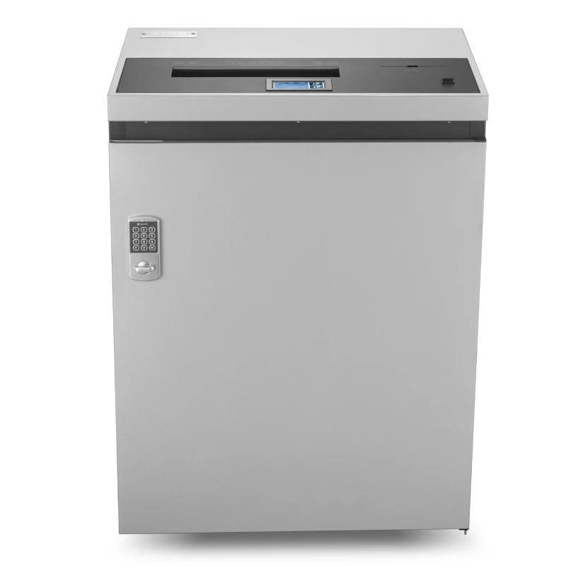 P-3450 Comet Heavy Duty Paper Shredder 45 Sheets P4 Cross Cut Paper Shredder Industrial 24 Hour Run Time With 127L Pullout Bin