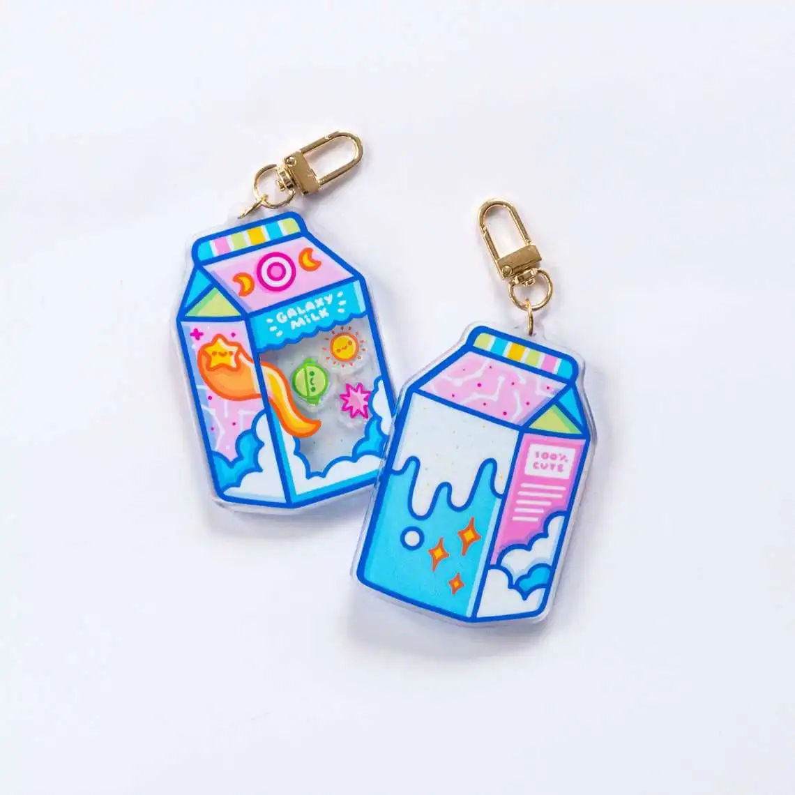 Polaroid Aesthetic Cute popular Plastic Acrylic keyrings custom accessories Charm personalized Keychain Key chain