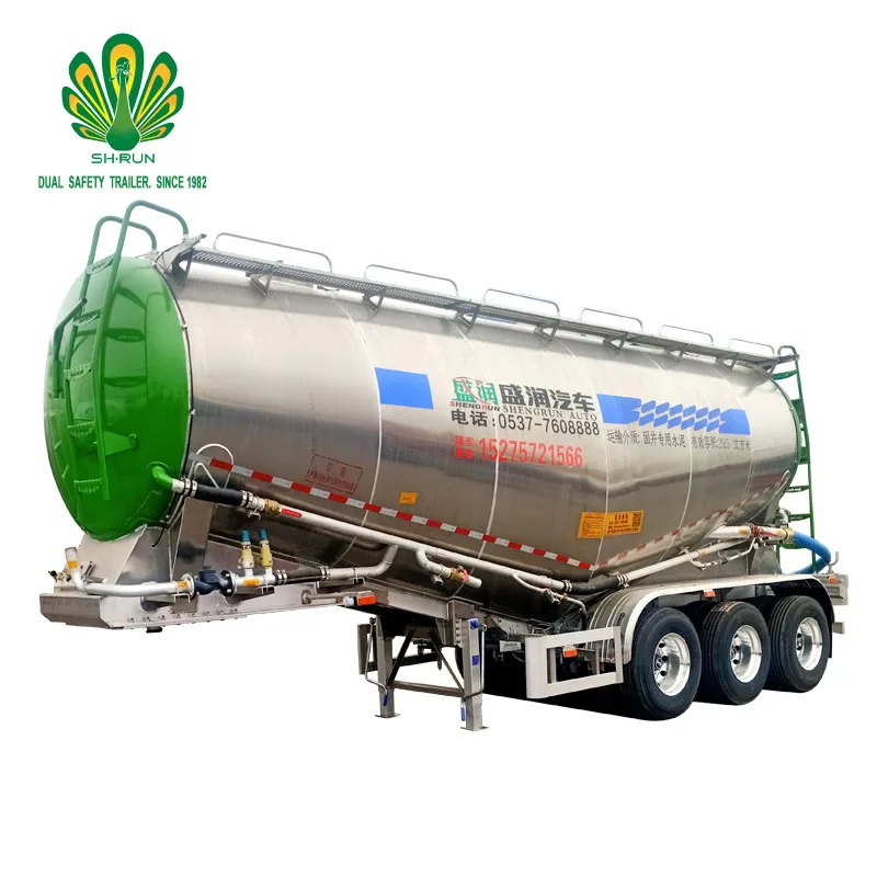 China Manufacturer Powder Bulker Dry Fly Ash Bulk Cement Carrier Tank Semi Trailer