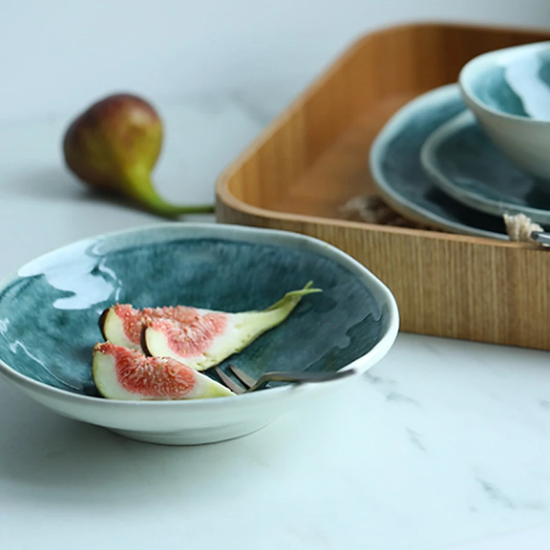 Nice design Ceramic dinnerware for restaurant wedding tapas bowls Porcelain Salad Cereal Bowl set