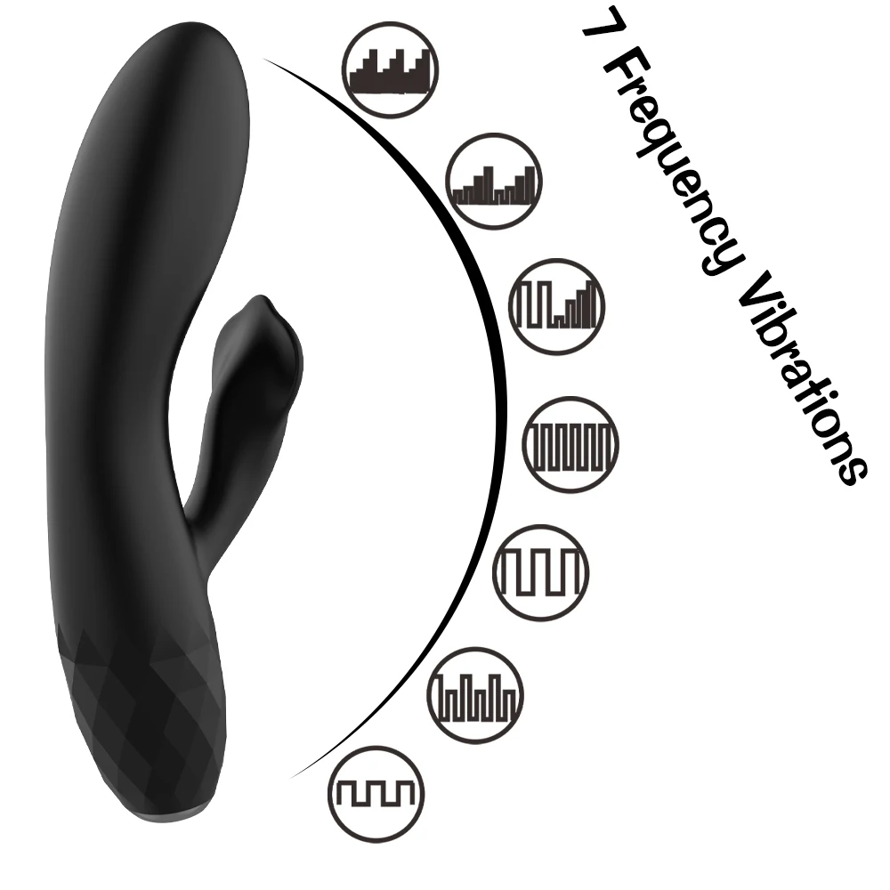 Odeco G Spot Vibrator OEM ODM Rabbit Clitoris Stimulating sex toys Dual Head Rabbit Vibrator For Women