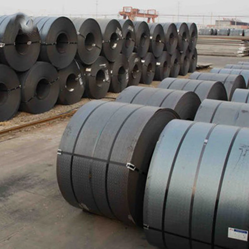 Factory direct selling sae1010 ms ss400 a36 black iron coil s235jr hrc hot rolled carbon steel coil
