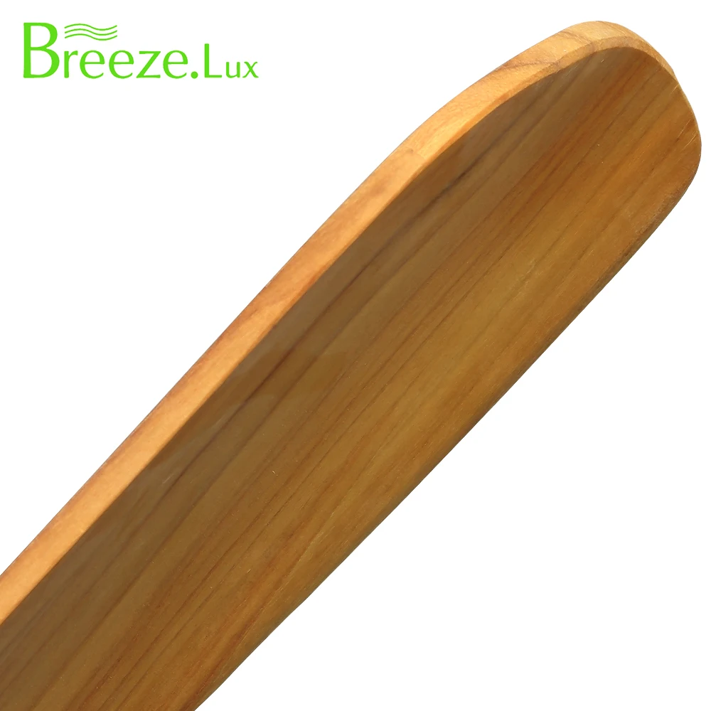  Breezelux Новое поступление современный популярный декоративный деревянный вентилятор тихий дизайн потолочный со светодиодной
