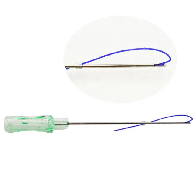 blunt cannula 19G*38mm 50mm lift pdo thread pcl for nose lifting