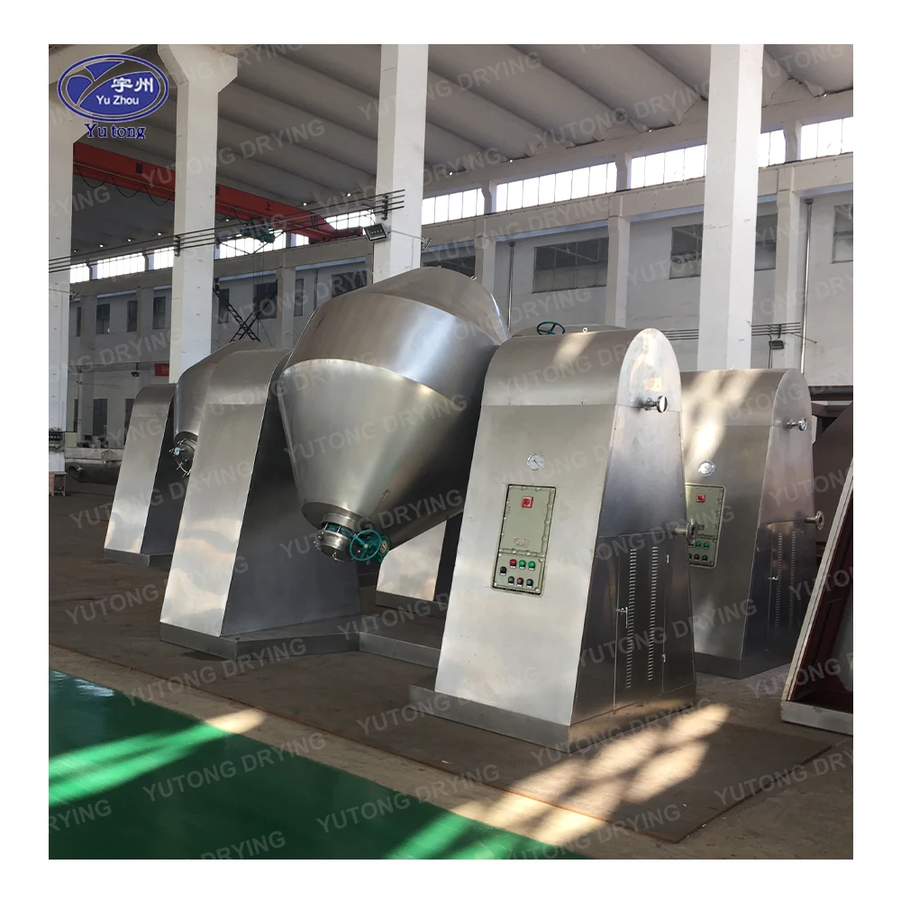 CE ISO Approved SZG Stainless steel Double Conical Revolving Vacuum Dryer for impregnated carbon