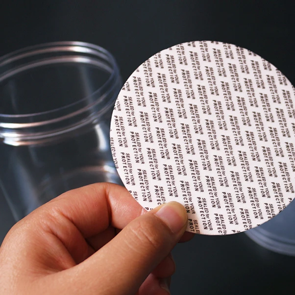 Индукционная крышка для бутылки из алюминиевой фольги Уплотнители крышек бутылок ПЭТ ПЭ ПП с маслом вставные вкладыши в