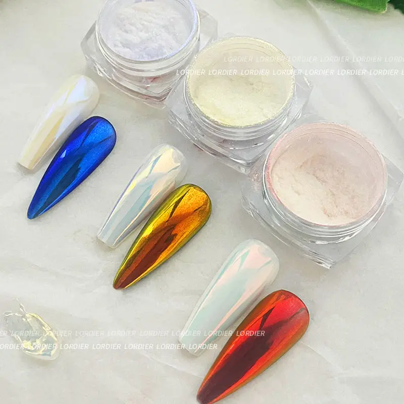 Mirror Nail Powder Pigment Fairy Dust Chrome Nail Powder For Nail Decoration