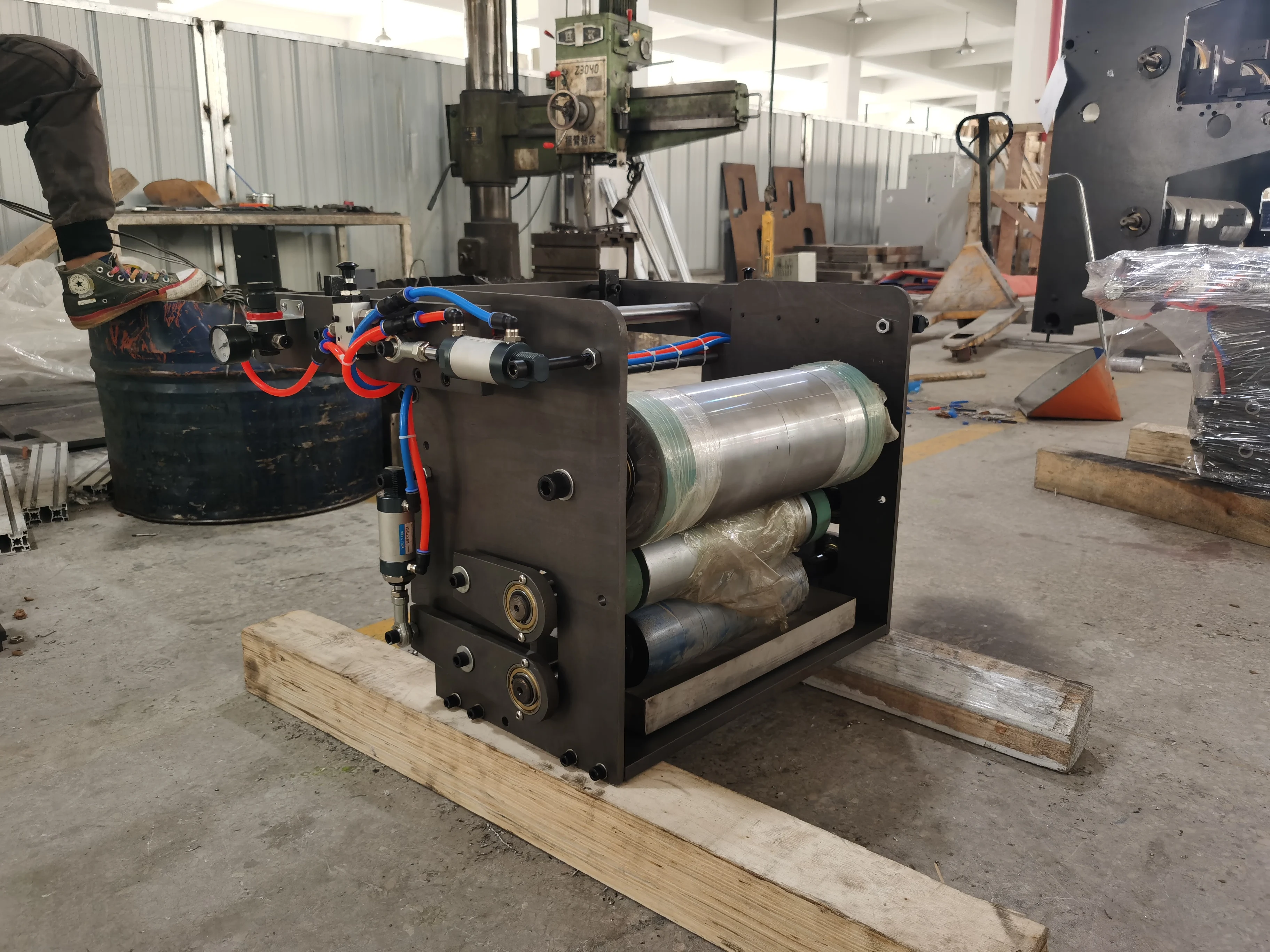 Inline Mini one colors flexo printing Unit in Film blowing machine