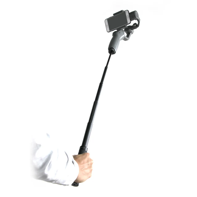 66cm Adjustable Telescoping Selfie Stick with Tripod Mount Compatible with OSMO Mobile 2