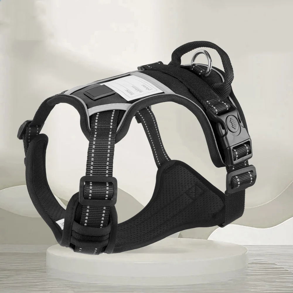 wholesale High Quality pet chest and vest reflective Dog Leash and Harness Set Commuting Explosion proof Rush Dog Chest and Vest