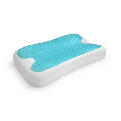 Premium Ventilation Comfort Micro Cool Gel Pad Memory Foam Pillows For Sleeping