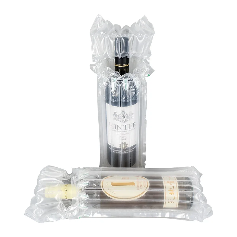 Cheap price plastic shockproof air cushion column packaging bag wine airbag protector