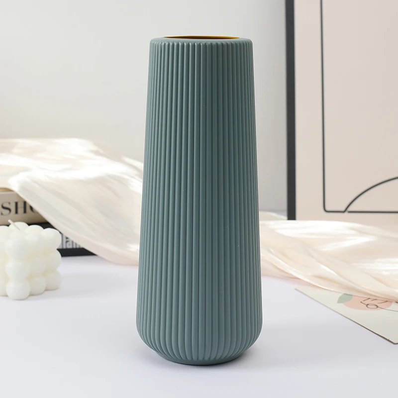 Plastic vase Home living room flower arrangement decorative bottle Party supplies artificial vase