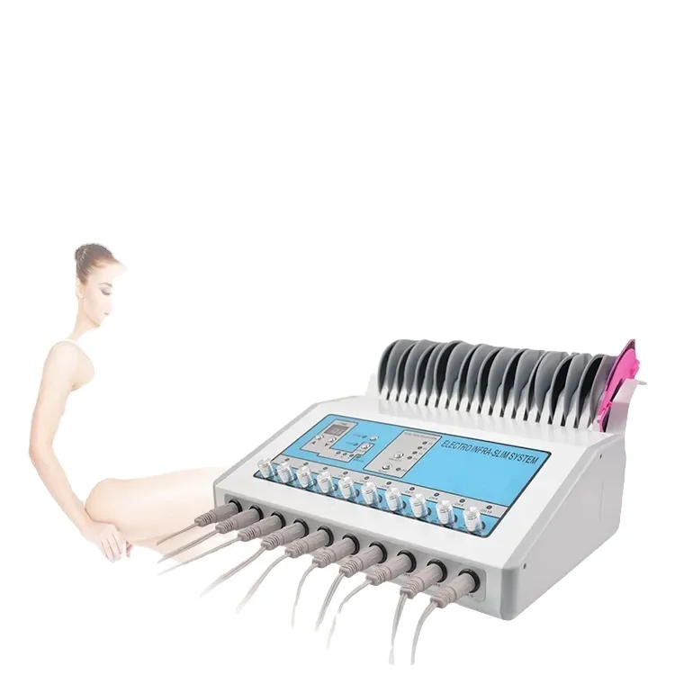 Body sculpting building muscle stimulates suit BIO micro current ems muscle stimulator machine with pads and belt