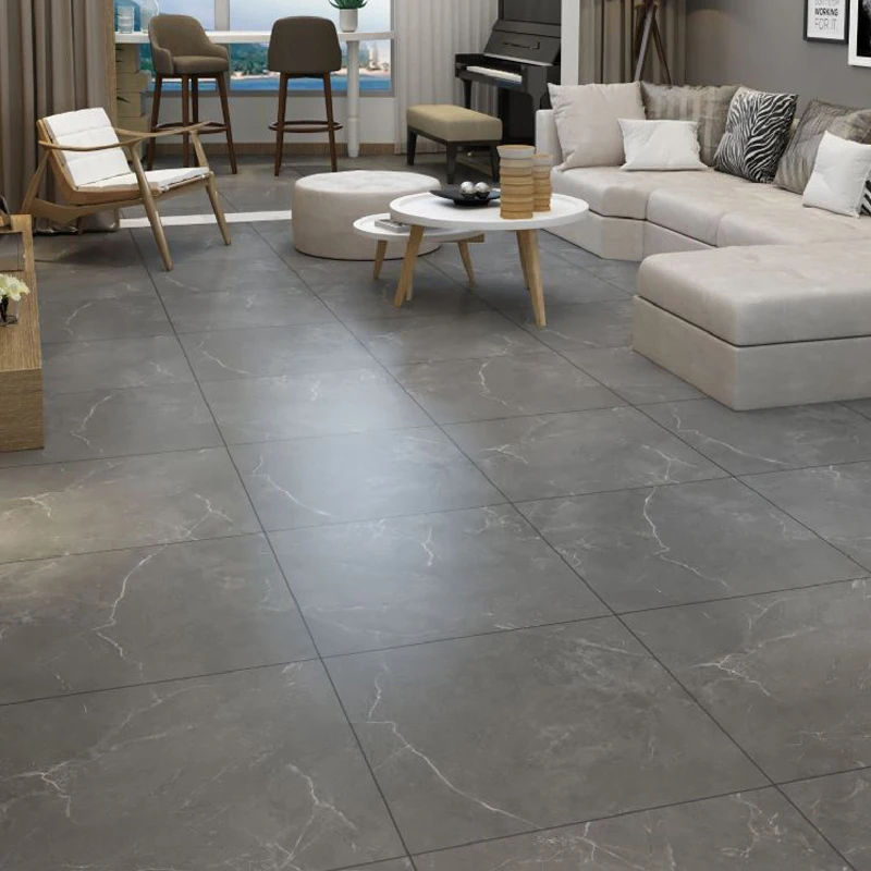 GF New Arrivals Wear Resistant Waterproof Washable Self Adhesive Kitchen Bedroom Flooring PVC Marble Tile 3D Floor Stickers