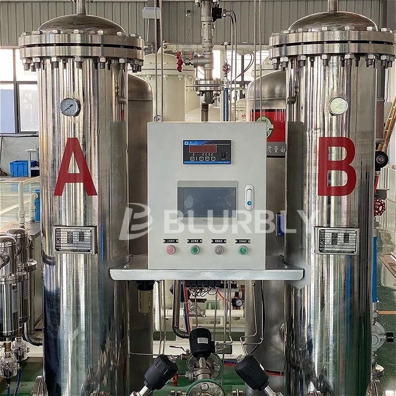 Stationary Nitrogen Generator for Laser Welding Core Motor AirEnd Manufactured Leading Company Nitrogen Cylinder Filling Station