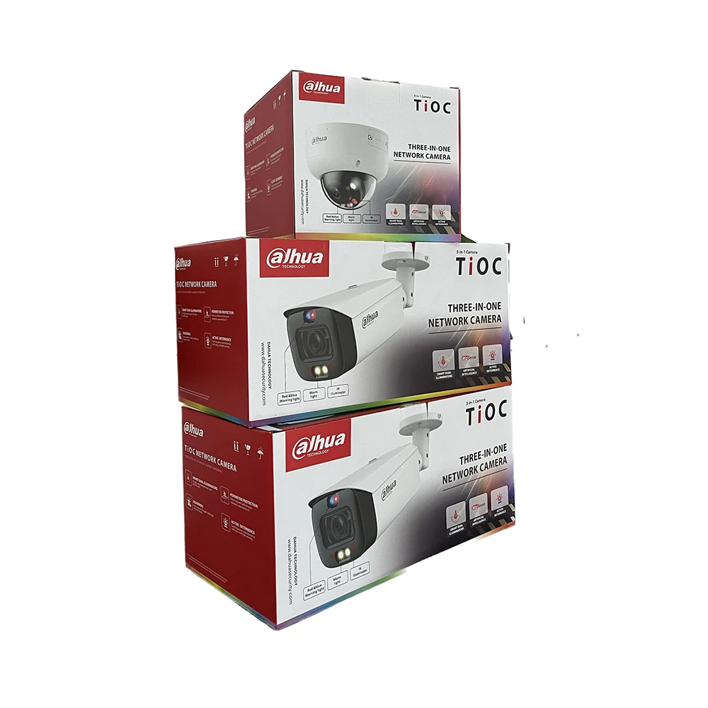 Готовый к отправке Dahua TiOC 2 0 3 в 1 камера IPC-HFW3849T1-AS-PV 8MP активное сдерживание