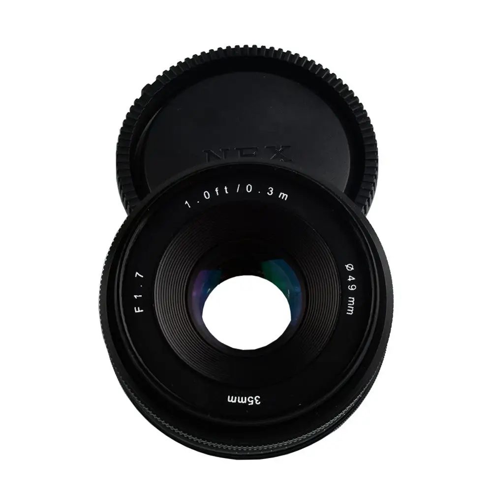 Объектив камеры 35 мм Для беззеркальных камер A6000 A6300 Nex5R Nex7