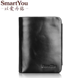 Кошелек мужской из натуральной кожи, тонкий бумажник на молнии, кредитная карта, зажим для денег, Набор сумок «сделай сам»