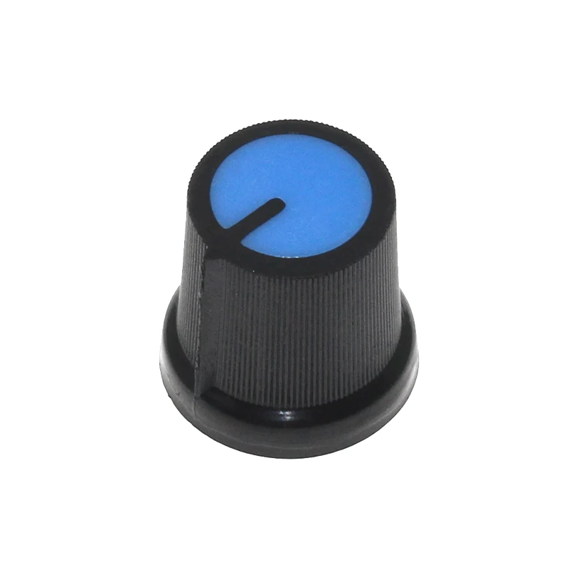 WH148 AG3 Potentiometer knob Cap Plastic for Diameter 6mm Plum Handle Yellow Orange Blue White