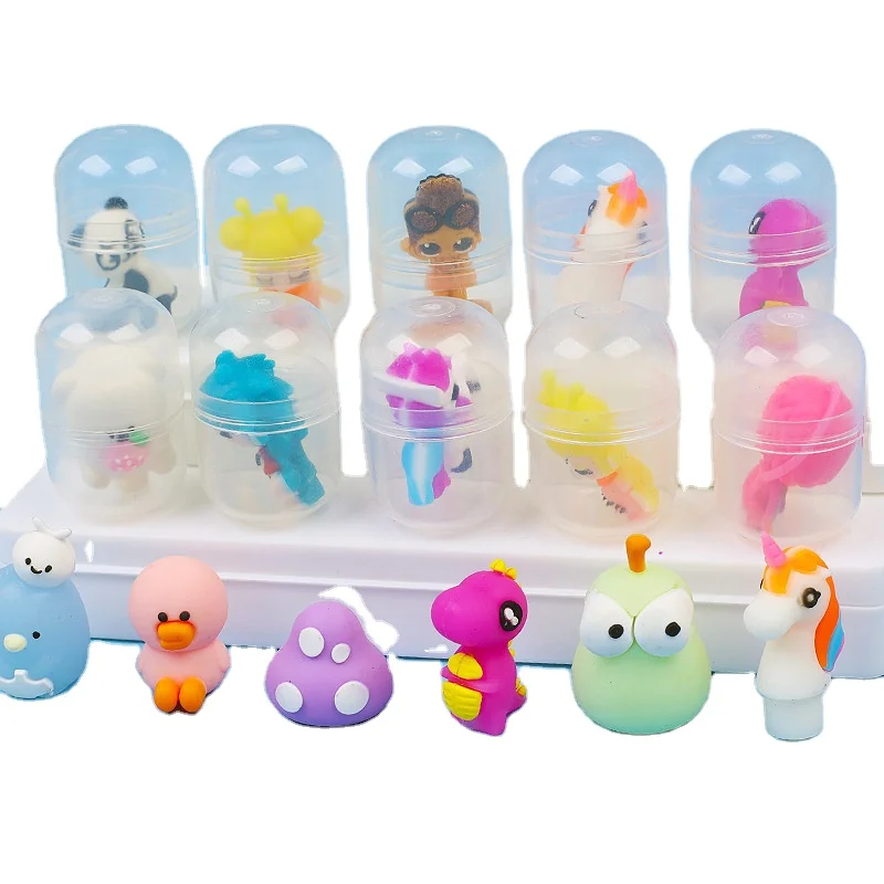 K587 2024 новые мини кукольные игрушки торговый автомат Gashapon капсула полностью прозрачные для когтей