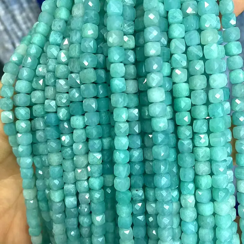 CH-LHP1624 Natural Lake water Green Stone Beads Green Stone Loose Beads Strand Natural Jade Gemstone Stone Beads For Bracelet