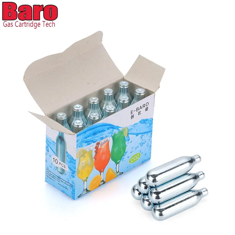 OEM 8g CO2 Cartridge Life Jacket Inflating 8g CO2 Gas Cylinder