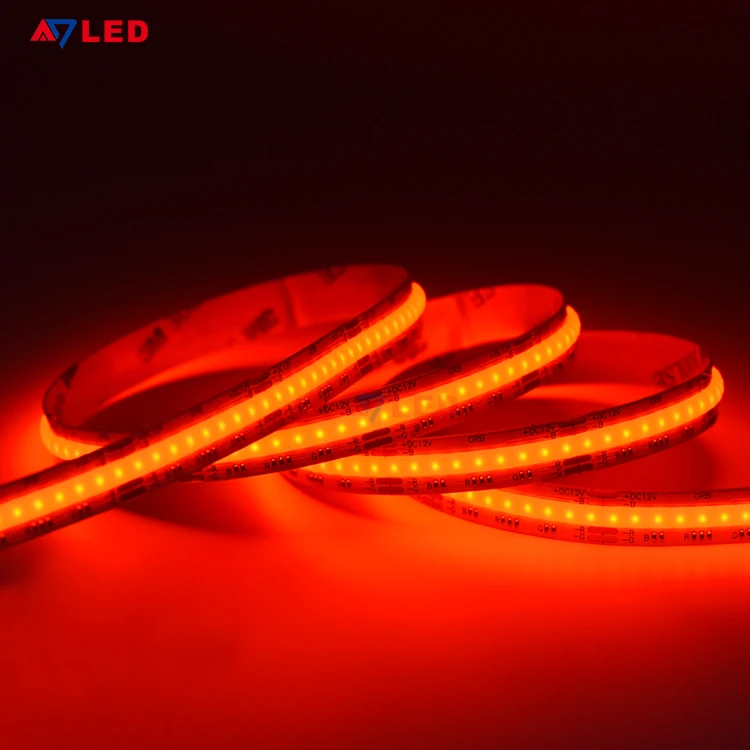 UL/CE/RoHS оптовая цена COB RGB 810 чипы/м DC12V IP20 IP67 Светодиодные полосы многоцветные умные музыкальные светодиодные управления