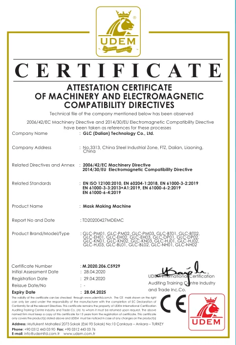 Fully automatic 3D/KN95/KF94/Flat mask packing machine