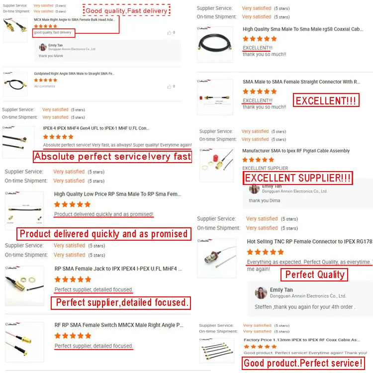 IPEX Cable Male Plug IPEX1 to IPEX4 MHF4 u.fl IPX Female Jack Connector RF 0.81 Coaxial Cable Jumper for 3G 4G Wifi 