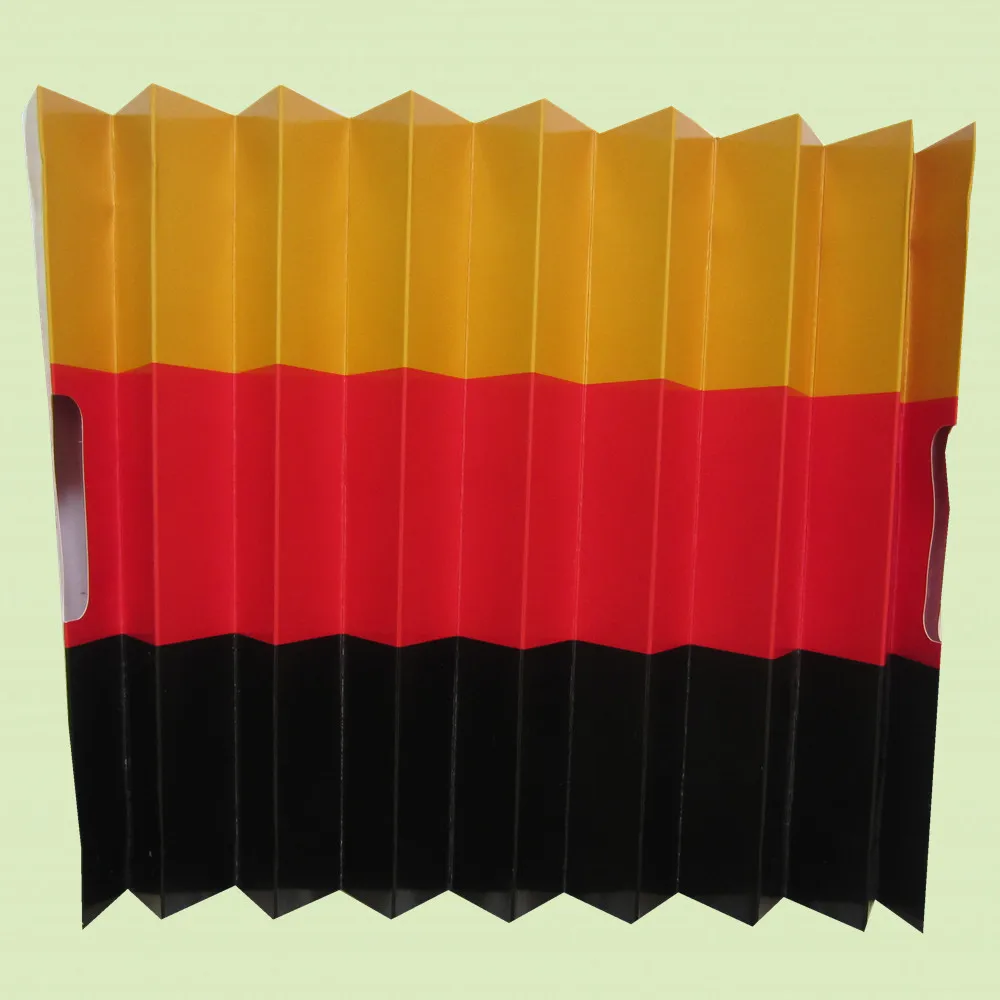 2023 Hot seller  paper foldable  Hand fan clappers banner for sports fans