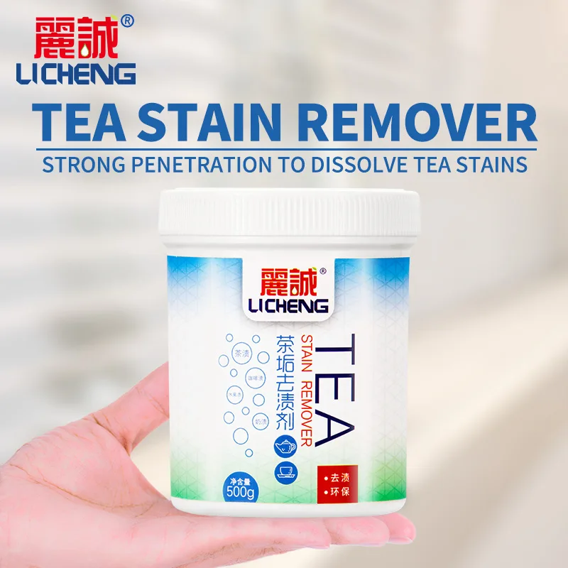 Tea stain cleaning agent to remove scale powder artifact household vacuum cup food grade