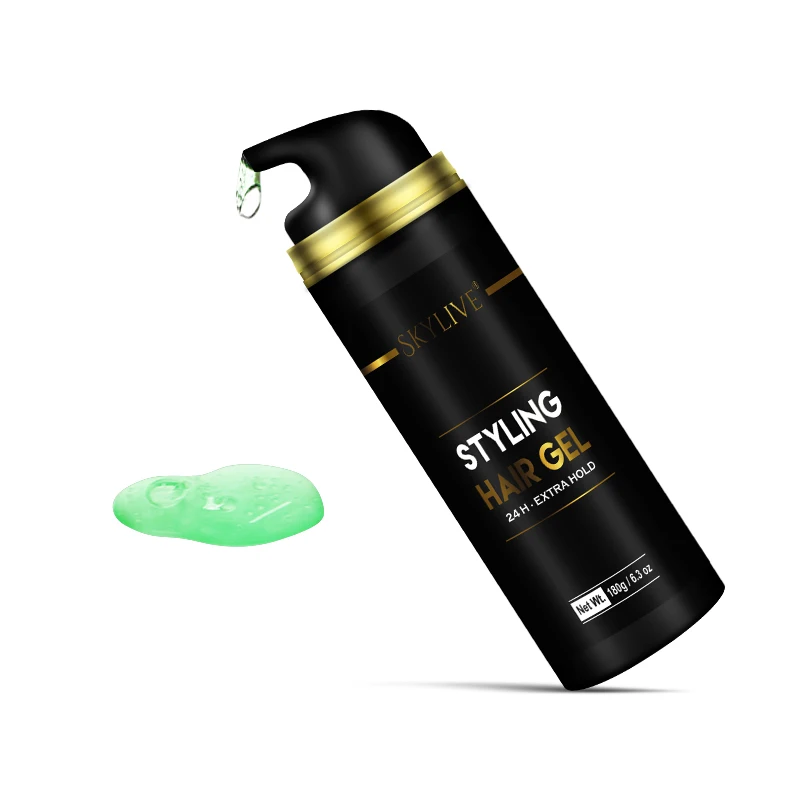 OEM Фирменная торговая марка Мужской гель для дополнительной фиксации волос водорастворимый укладки натуральных