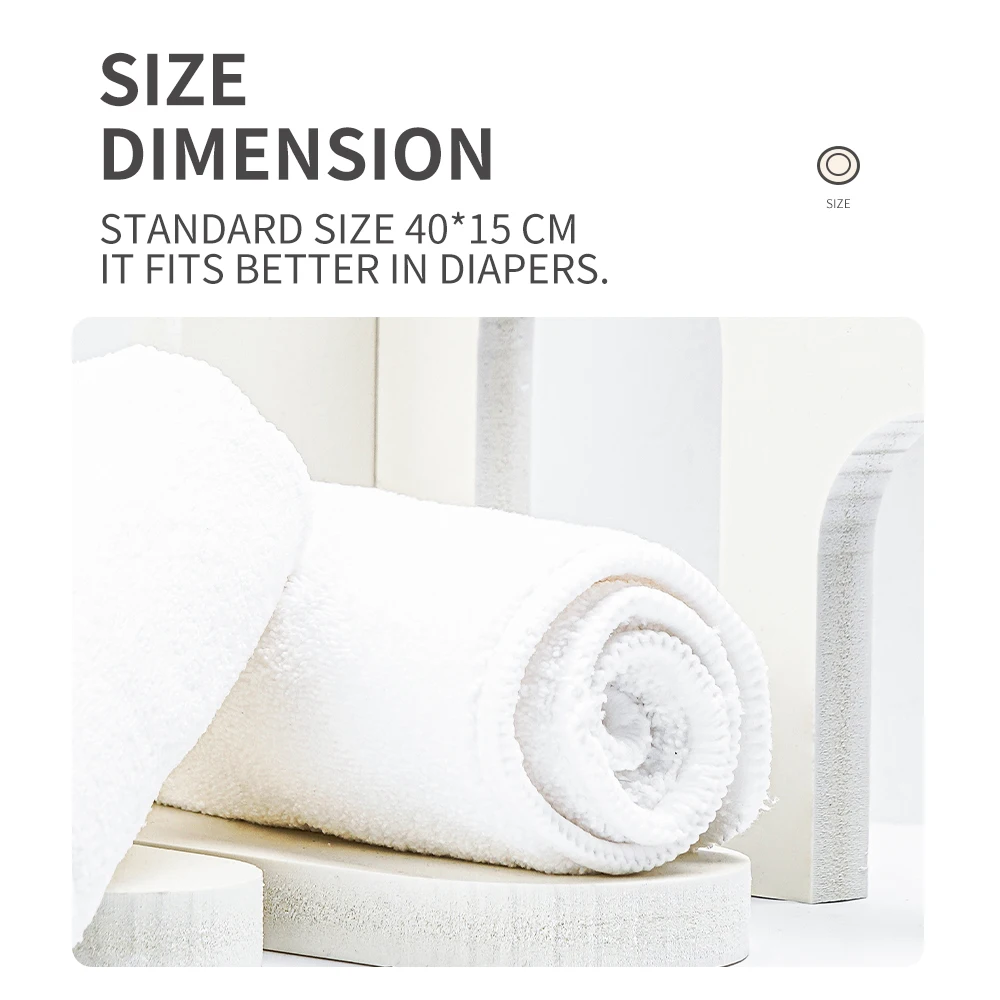 Happy Flute Portable Coffee  Diaper Changing Pad Insert Reusable Baby Diaper Changing Liner Pad