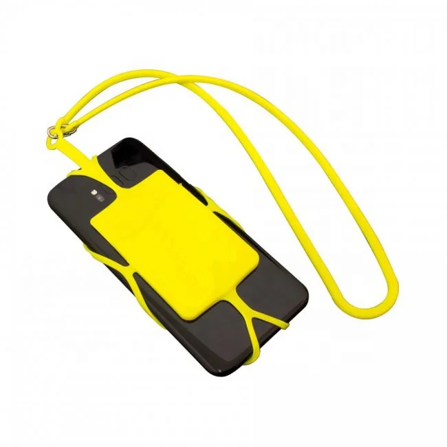 Hot Selling Silicone Lanyard Card Slot Phone Holder Wallet Universal Case Cover Holder (62056947152)