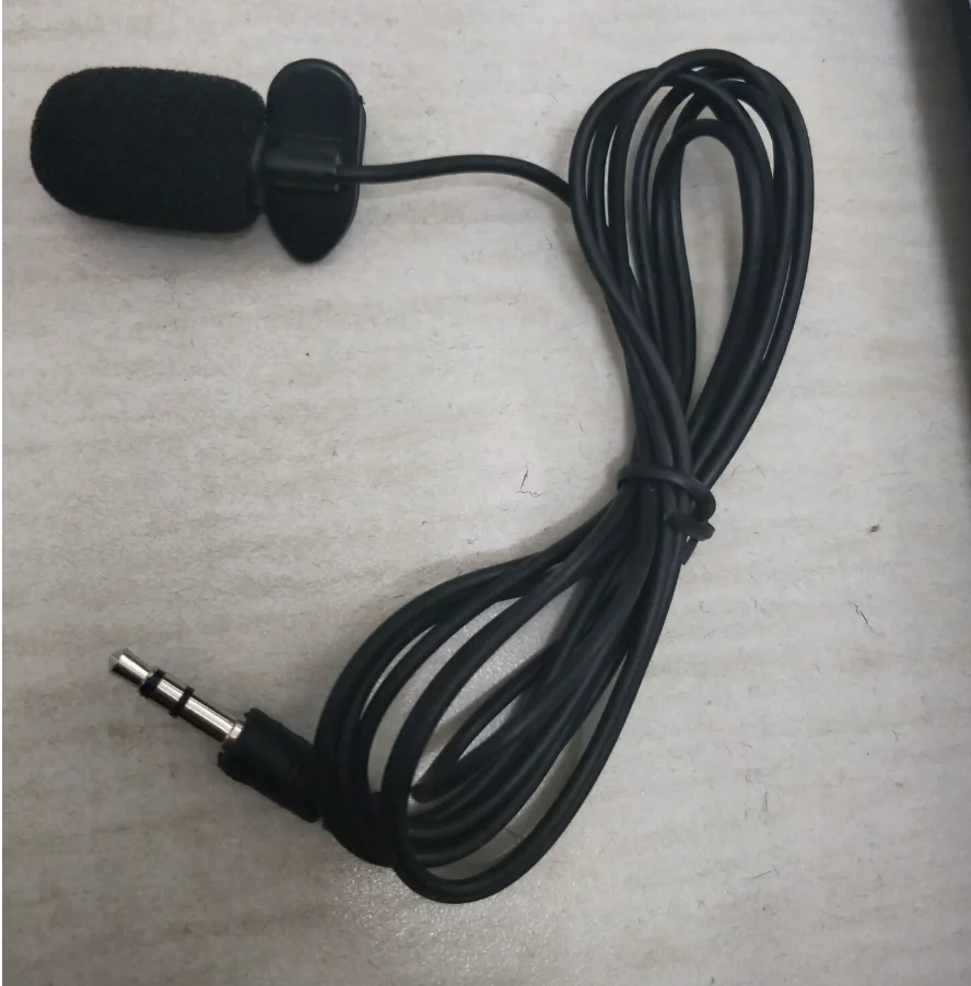 2020  new model Wholesale newest mini wired smartphone collar microphone lapel tie clipon external phone mic  for mobile phone