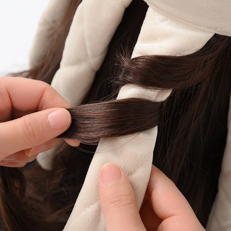 Лидер продаж, беспроводная бигуди SongMay, щипцы для волос, съемные Короткие Длинные беспроводные шелковые бигуди без сердец, бигуди-осьминог