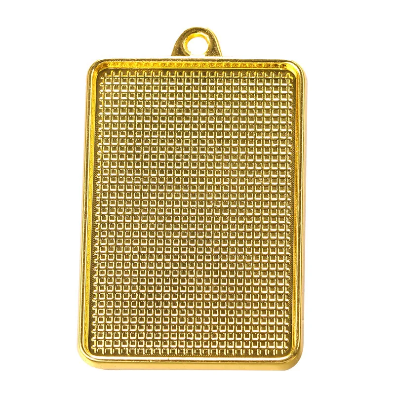 wholesale picture photo pendant trays empty sublimation cabochon bezel keychain blanks pendant tray charms for jewelry making