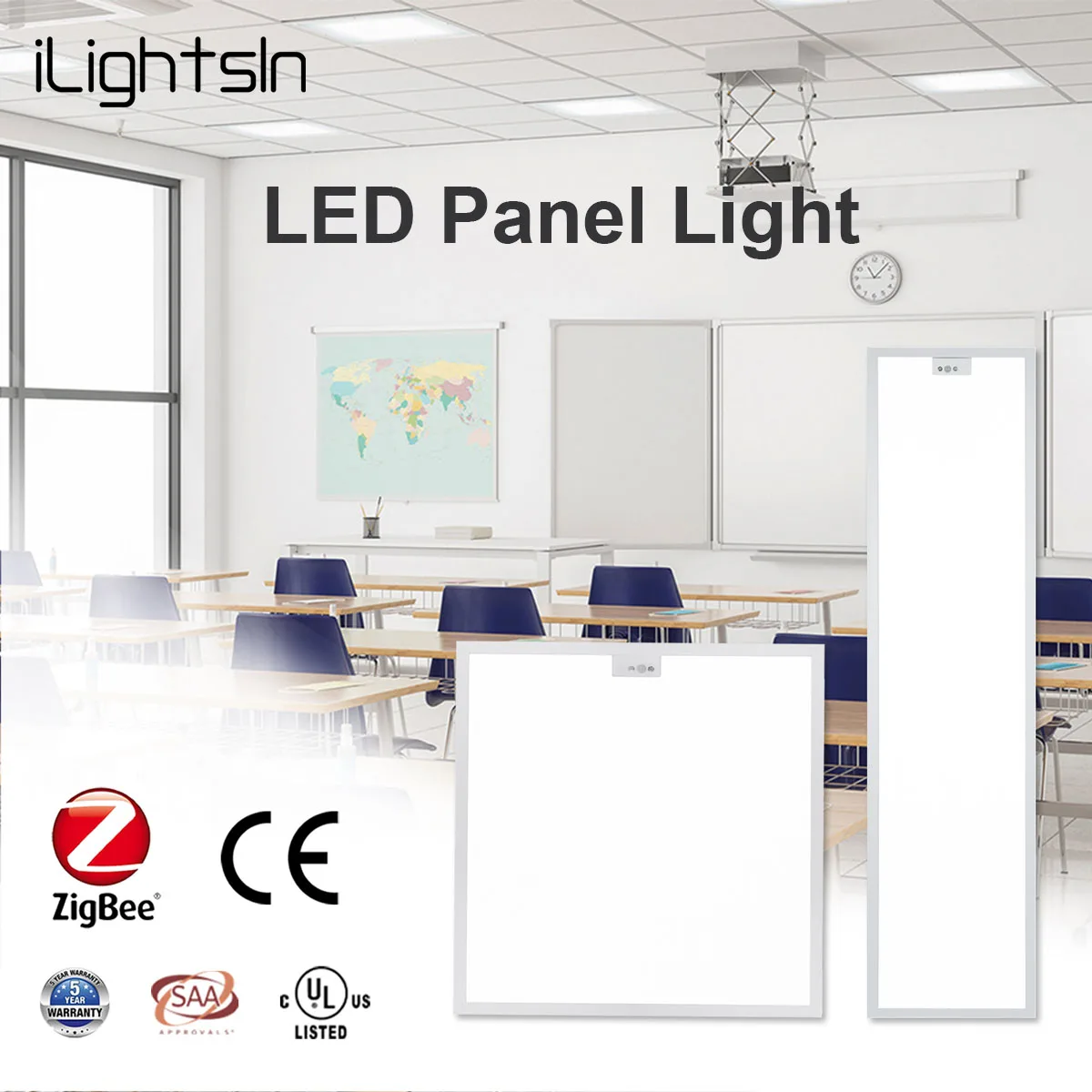 Ultra-thin Panel Light 595*595 600*600 300*1200 295*295 Embedded LED Light Panel for Office and Home