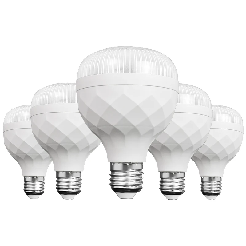 Wholesale high power T shaped E27 20W 30W 40W 50W 60W led light bulb energy saving bulbs light