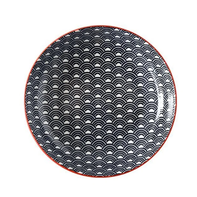
wholesale ceramic white dinner plate 