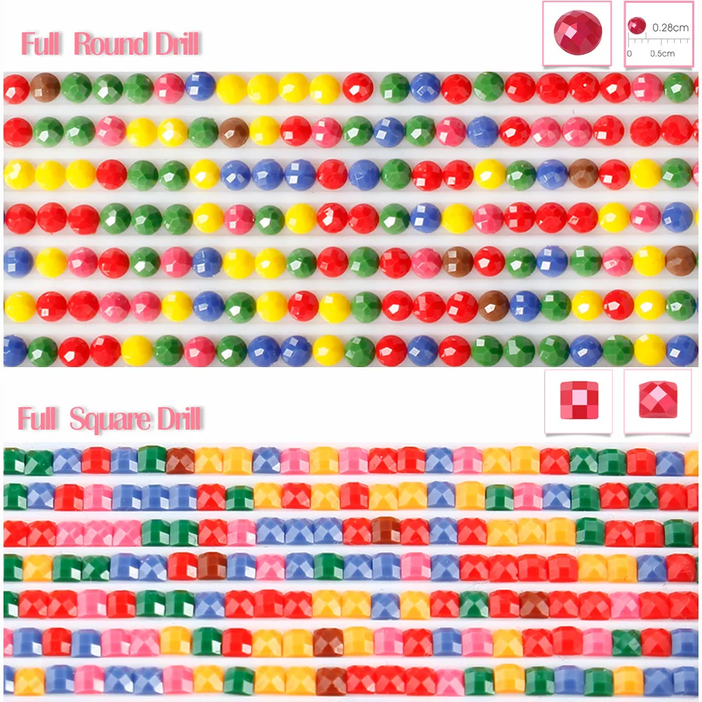 Full Drill 5D Diamond Painting Art Hamburger Pizza Food Text Birthday Gift Landscape Painting Kits Canvas Crafts Home Decoration